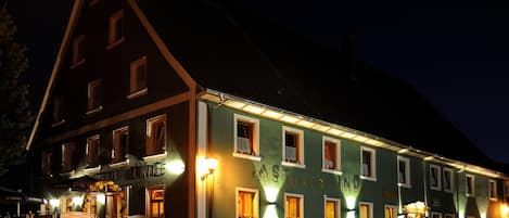 Front of property - evening/night