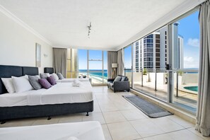 顶层房, 3 间卧室 | 3 多间卧室、高档床上用品、熨斗/熨衣板、免费 WiFi