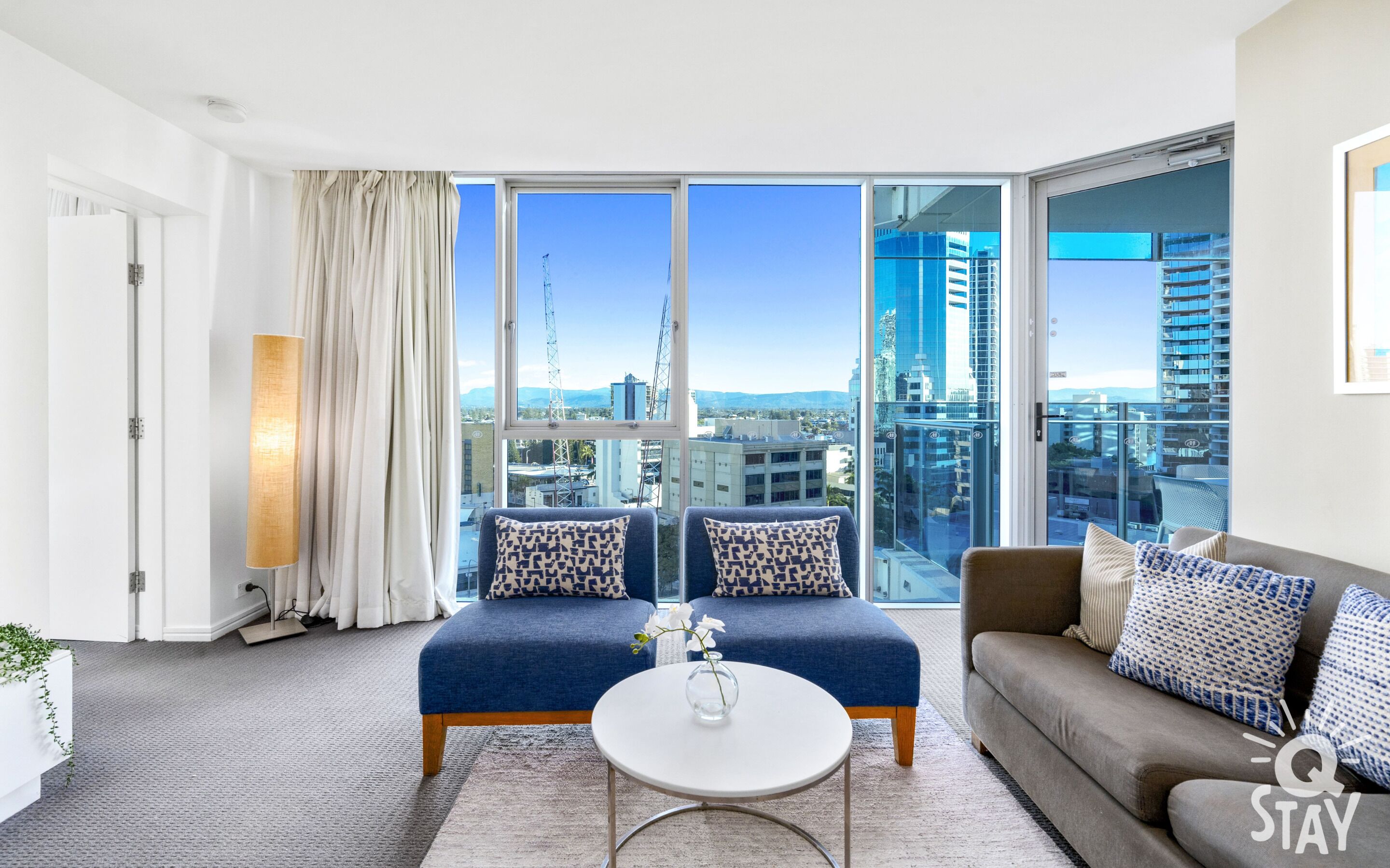 Apartment, 2 Bedrooms, City View | Living area | LCD TV