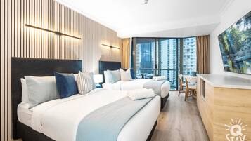 1 quarto, individualmente decorados, individualmente mobiliados