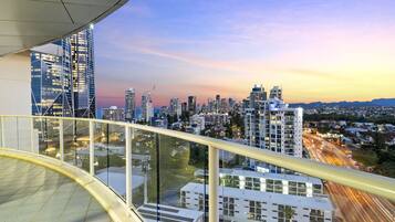 Premium-Penthouse | Ausblick vom Zimmer