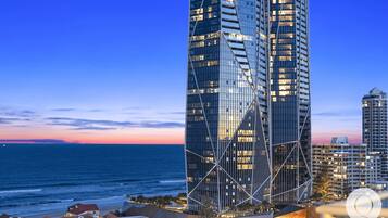 Penthouse Eksekutif, 3 kamar tidur, pemandangan samudra | Pemandangan dari kamar