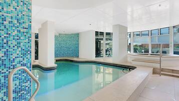 Indoor pool, outdoor pool