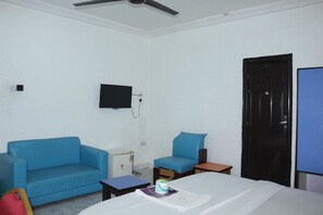 Executive kamer | Een kluis op de kamer, een bureau, gratis wifi, beddengoed