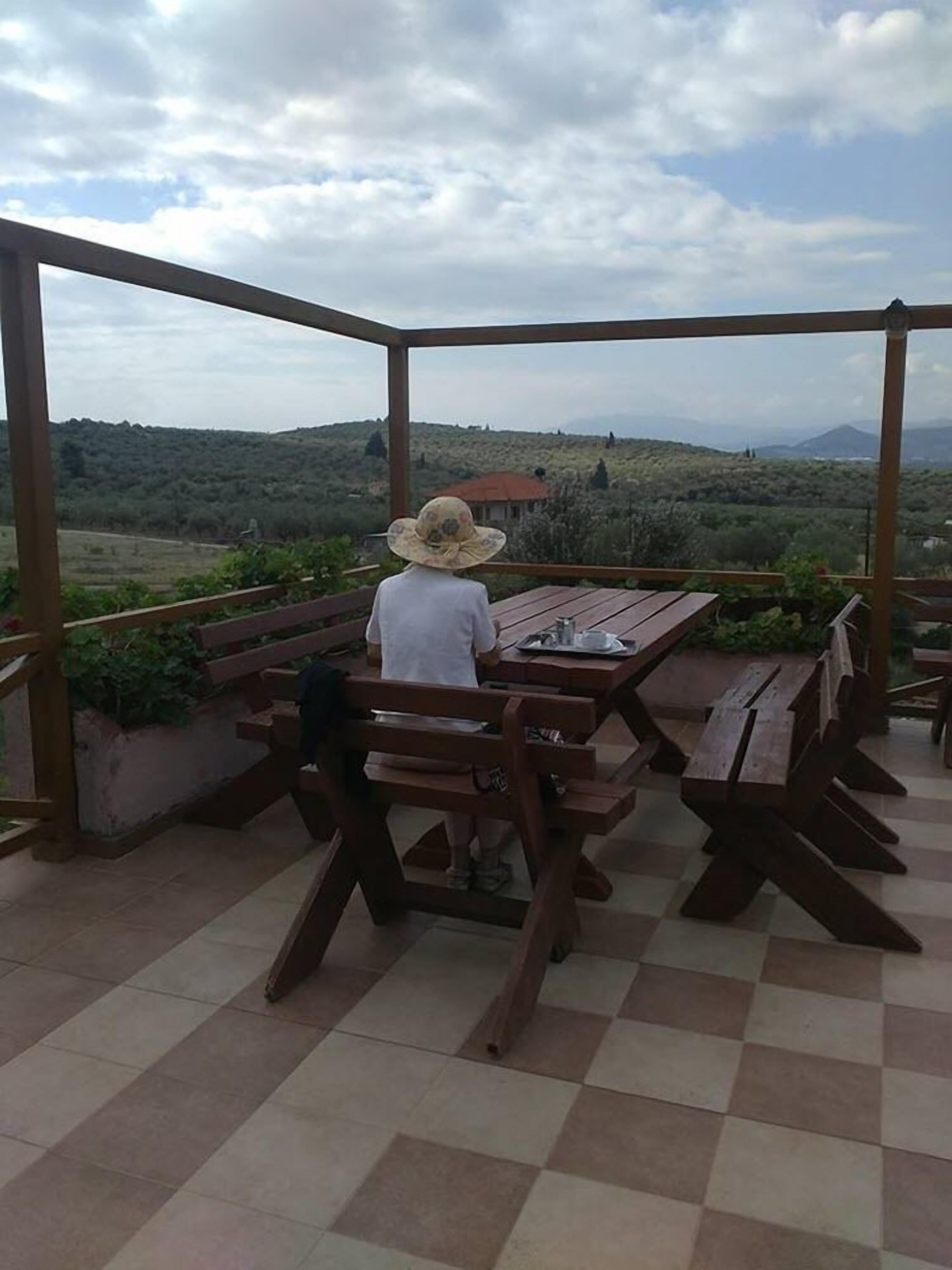 breakfast, dinner served; greek cuisine, al fresco dining