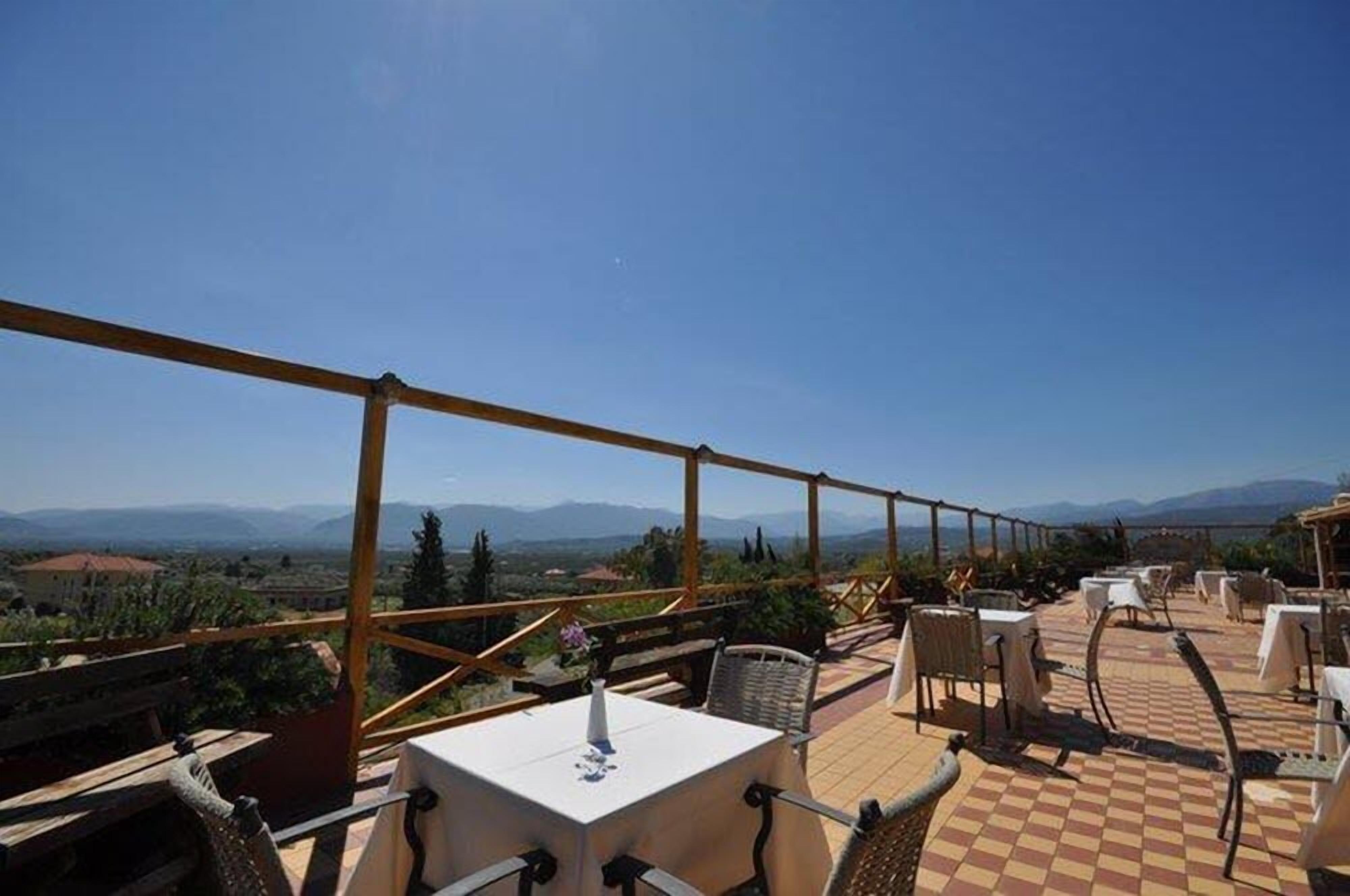 breakfast, dinner served; greek cuisine, al fresco dining