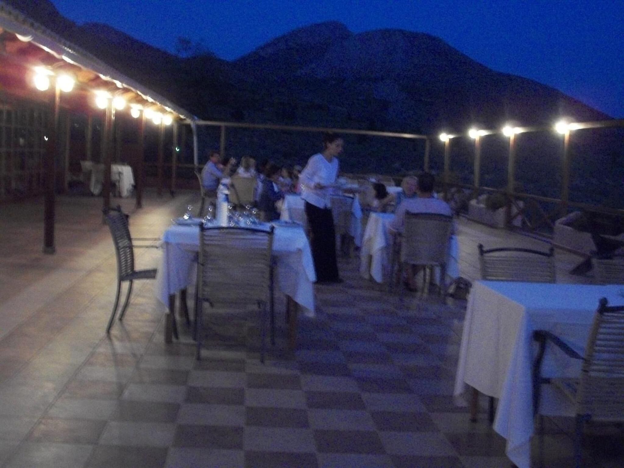 breakfast, dinner served; greek cuisine, al fresco dining