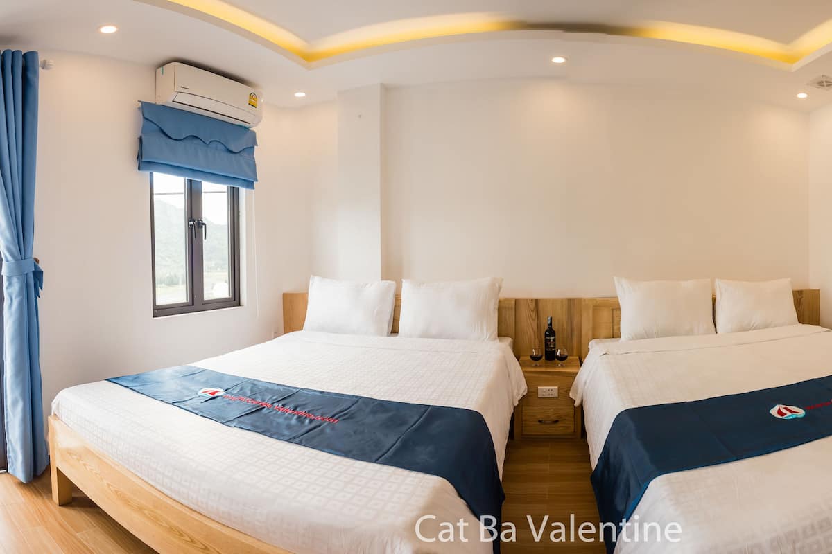 1 slaapkamer, luxe beddengoed, donzen dekbedden, een minibar