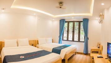 1 soverom, sengetøy av topp kvalitet, dundyner og minibar