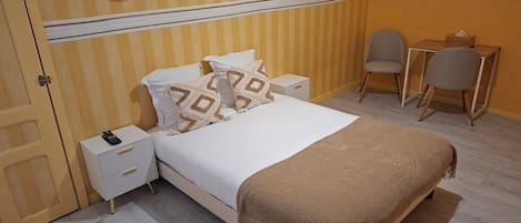 Iron/ironing board, free cots/infant beds, free WiFi