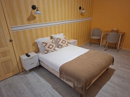 Iron/ironing board, free cribs/infant beds, free WiFi