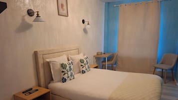 Iron/ironing board, free cribs/infant beds, free WiFi