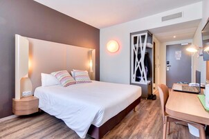 Desk, soundproofing, iron/ironing board, free cribs/infant beds