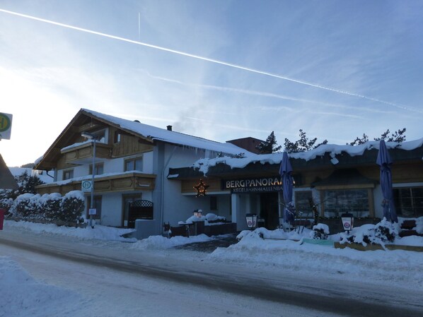 Fassade der Unterkunft
