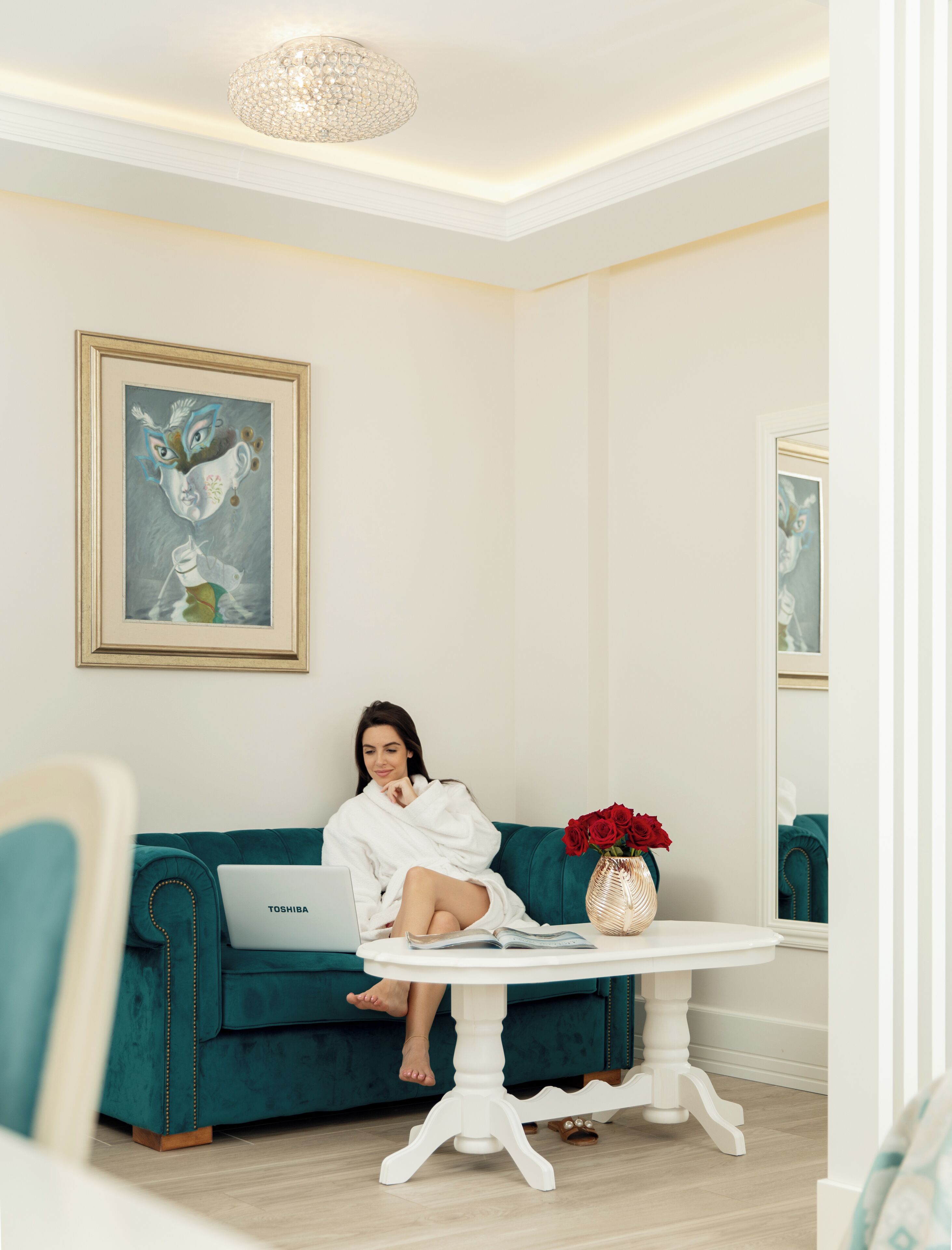 deluxe apartment, 2 bedrooms, 2 bathrooms, sea view | premium bedding, minibar, in-room safe, desk