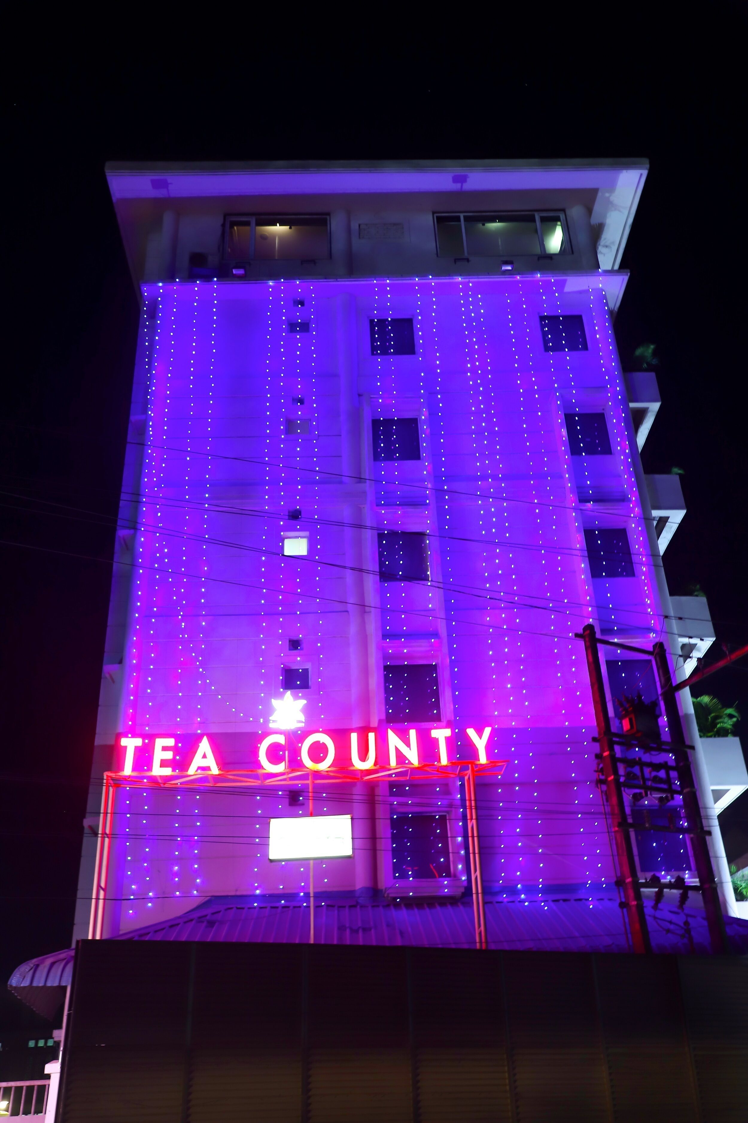 Front of property – evening/night