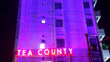 Front of property – evening/night
