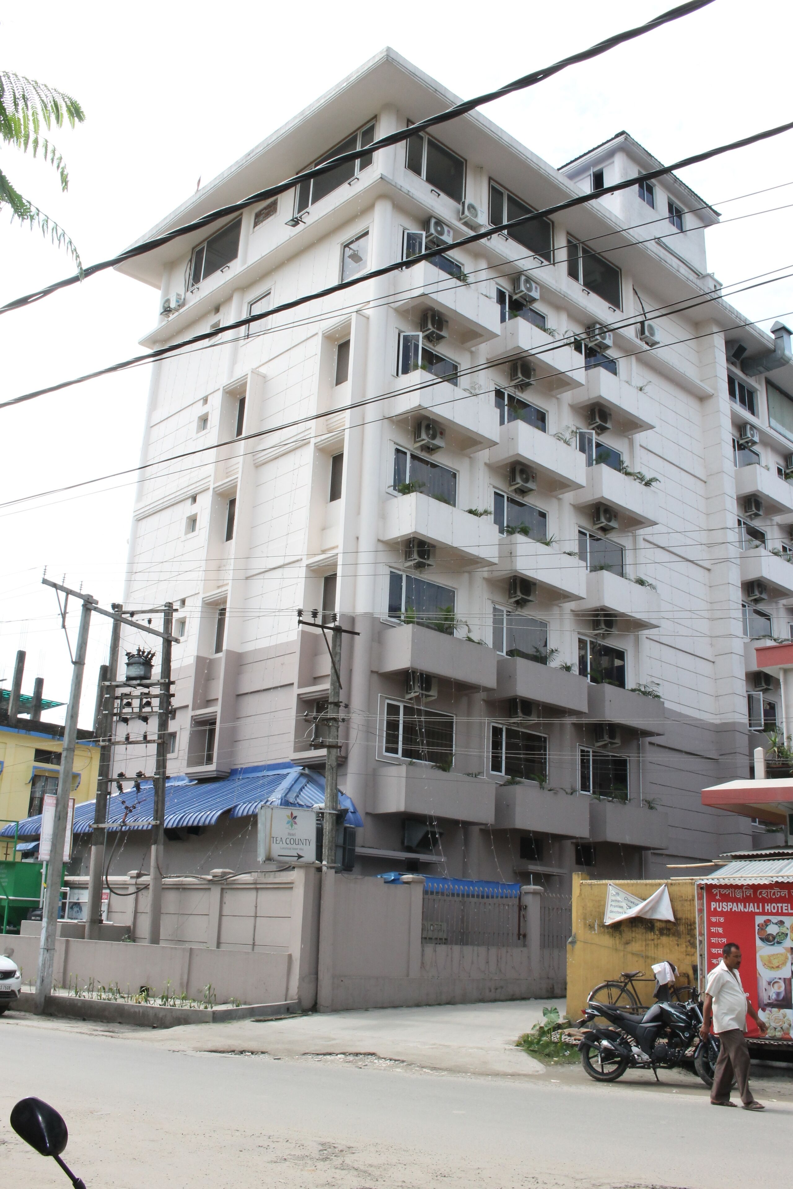 施設の正面