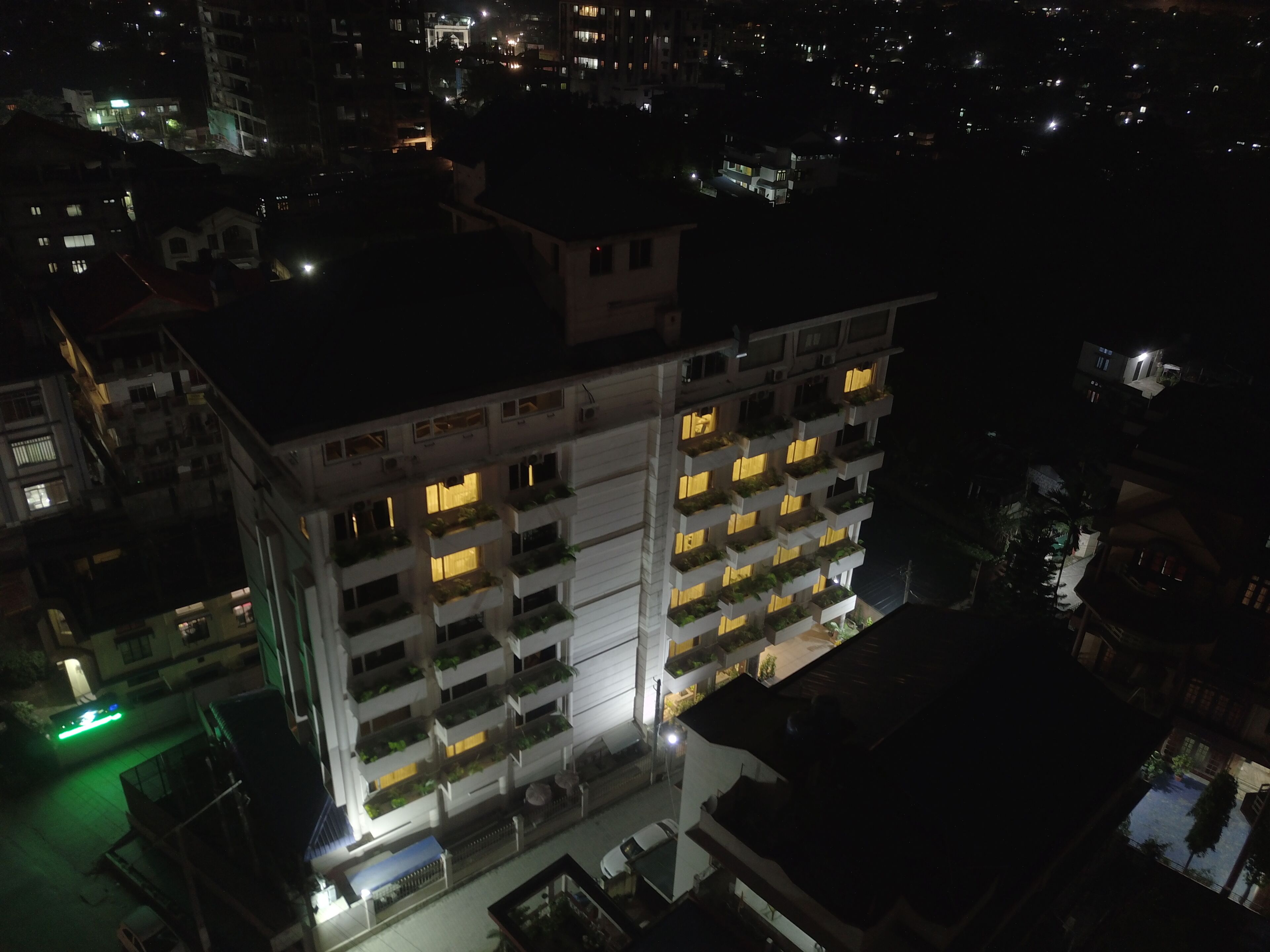 Fassade der Unterkunft