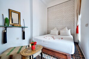 Double Room | In-room safe, desk, blackout drapes, rollaway beds - Riad Jemaa El Fna & Spa (Marrakech)