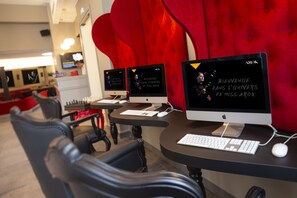 Sittområde i lobbyn