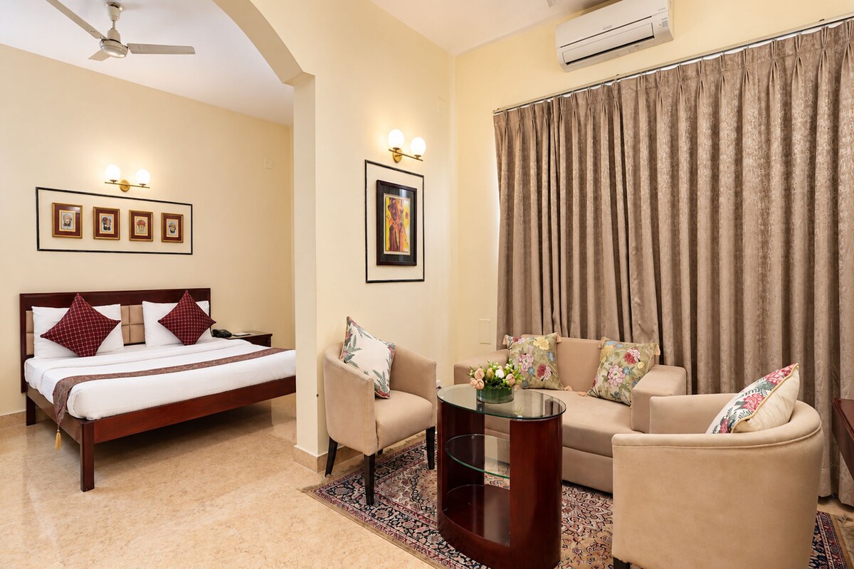Superior King Room with Balcony | 1 habitación y ropa de cama de alta calidad 