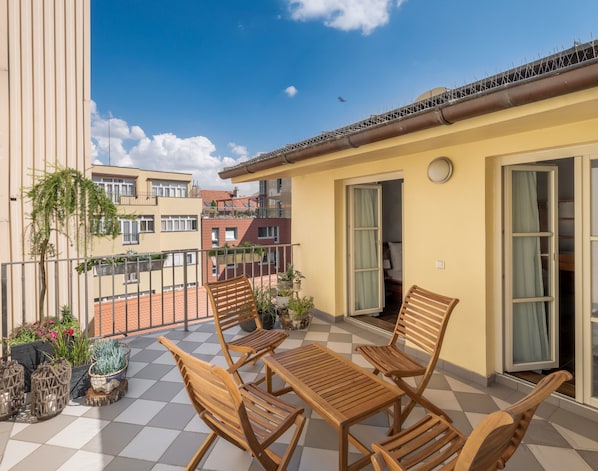 Apartment, 1 Schlafzimmer, Terrasse | Terrasse/Patio