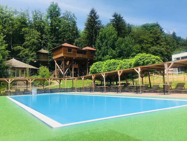 Alberca al aire libre