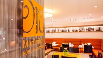 Free daily buffet breakfast