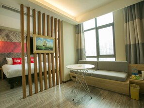 Memory foam beds, free minibar, individually decorated