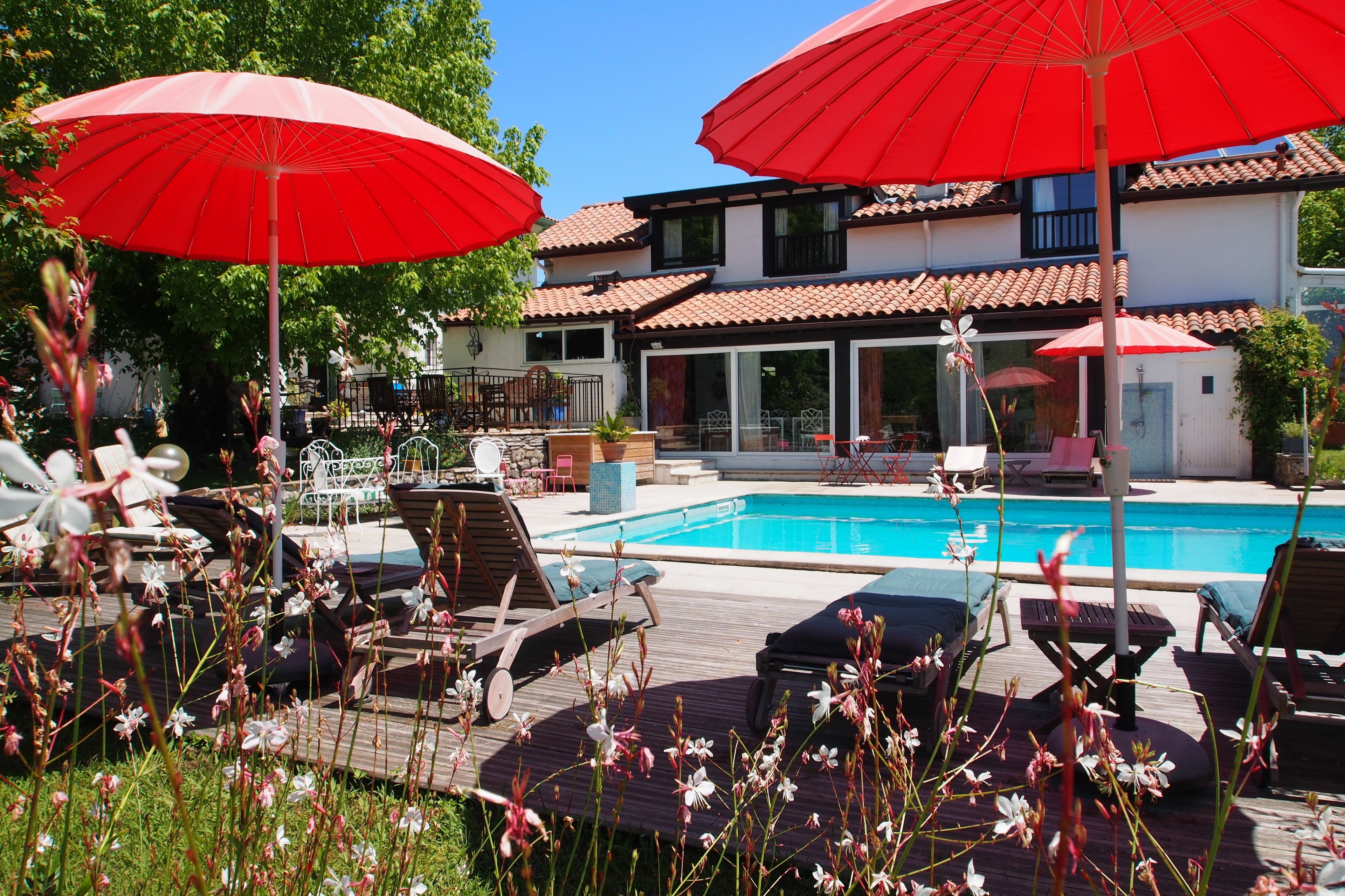 Outdoor pool, open 9:30 AM to 8:30 PM, sun loungers