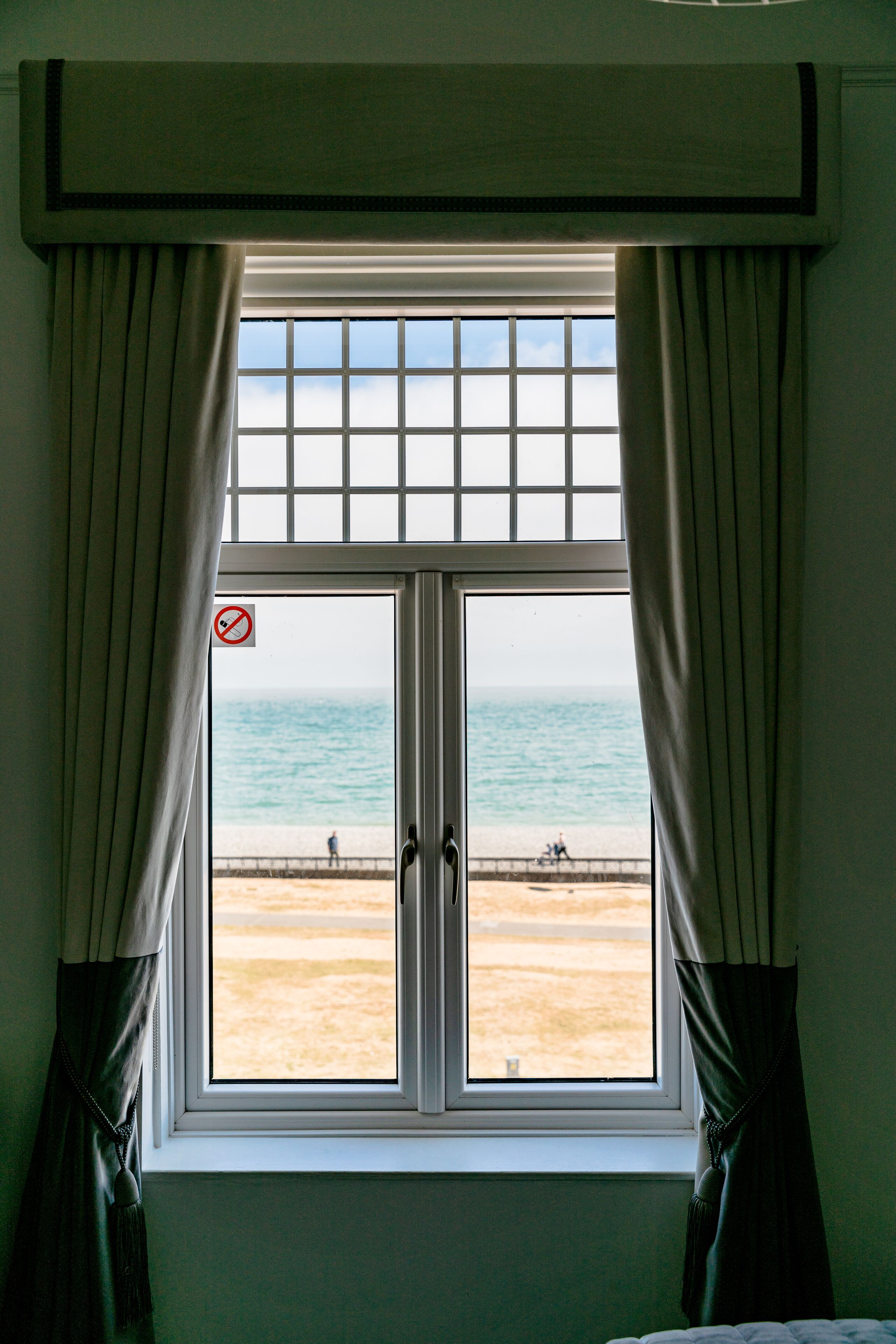 deluxe double room, 1 double bed with sofa bed, private bathroom, sea view | in-room safe, desk, blackout curtains, iron/ironing board