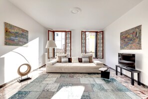 Apartment, 2 Bedrooms | Living area | Flat-screen TV - Ca' Silvia Saint Mark Square Apartment (Venice)