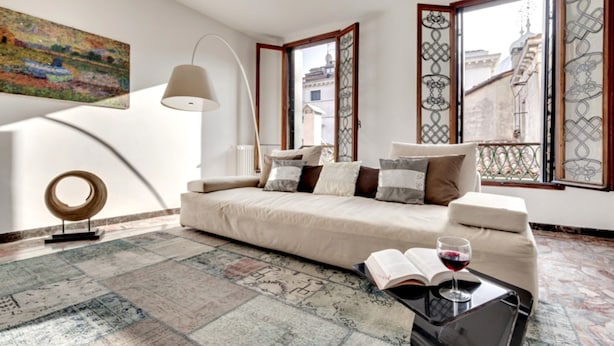 Living area - Ca' Silvia Saint Mark Square Apartment (Venice)