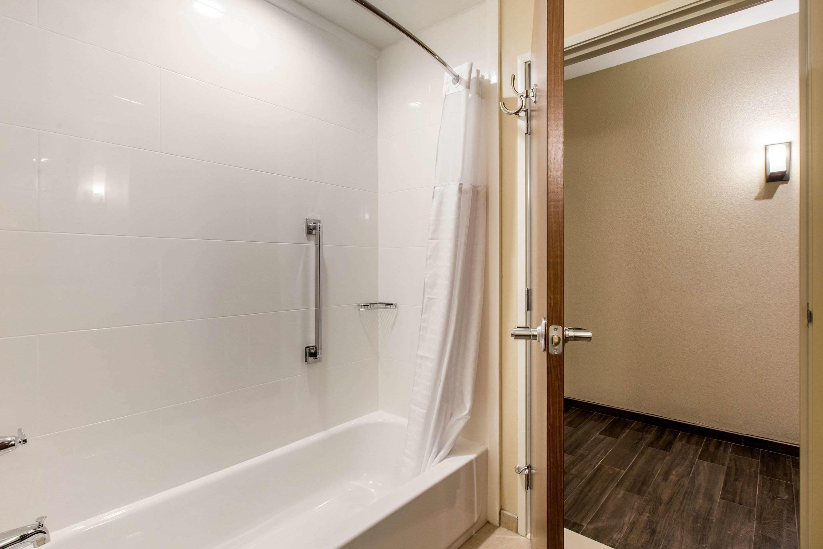 free toiletries, hair dryer, towels