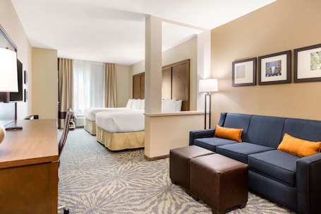 Escritorio, cunas gratuitas, wifi gratis y ropa de cama . Comfort Suites - South Austin