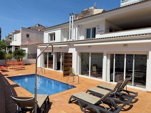 Pool - Agi Las Acacias 2402 Apartamento for rent in Roses Girona. (Rosas / Roses)