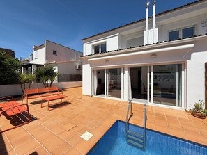 Pool - Agi Las Acacias 2402 Apartamento for rent in Roses Girona. (Rosas / Roses)