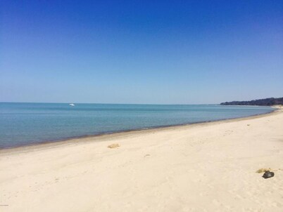 HARBOR HAVEN (Union Pier, MI): Bloques de la playa privada del lago Michigan