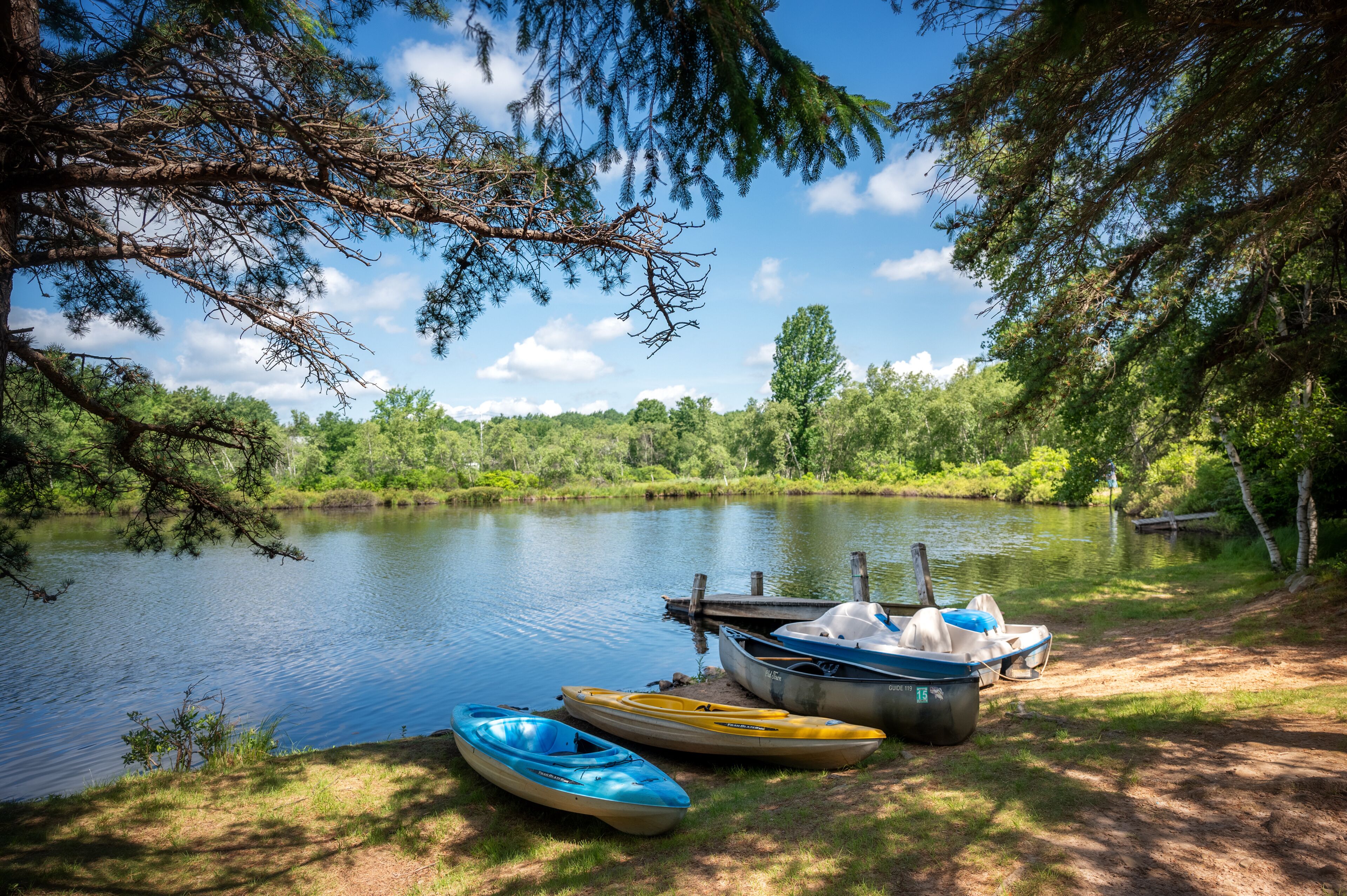Lake, Deer Pond, 3 acres
Kayaks, boat, canoe