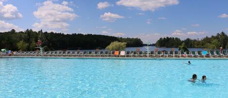 Indoor pool, outdoor pool