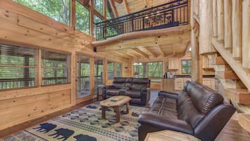 Smart TV, fireplace, video games