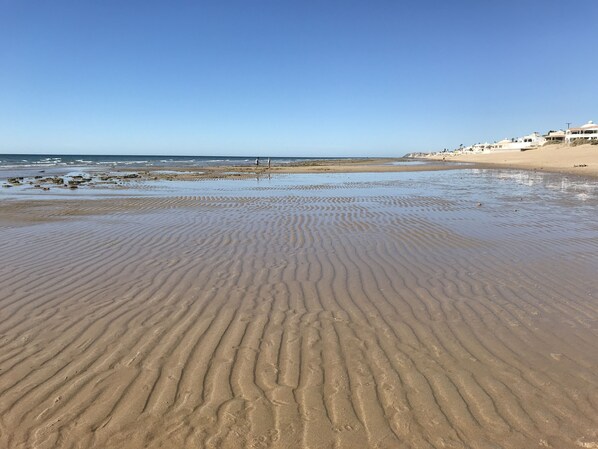 On the beach