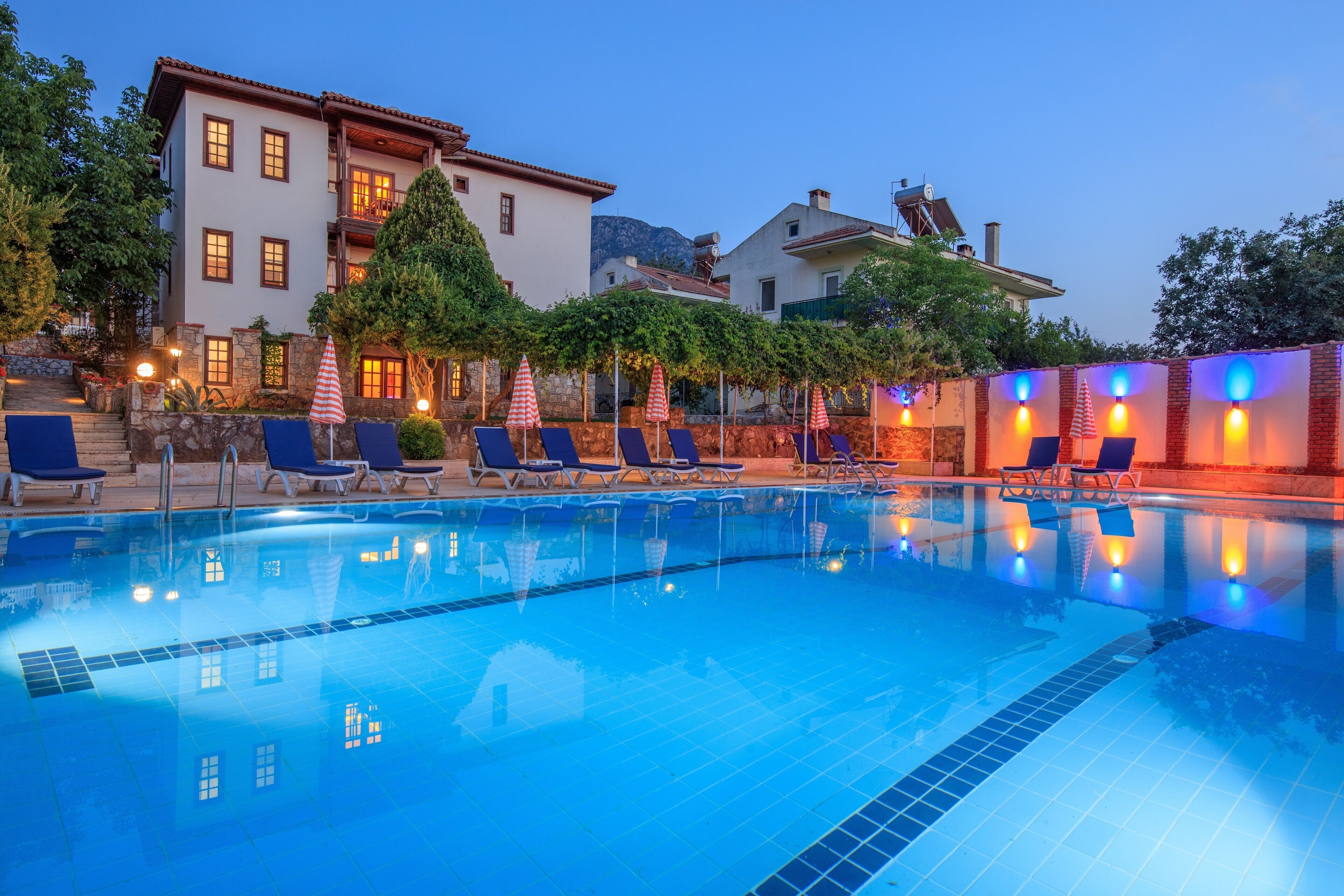 Outdoor pool, open 7:30 AM to 7:30 PM, free cabanas, pool umbrellas