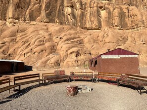 View from room - Jamal rum camp (Wadi Rum)