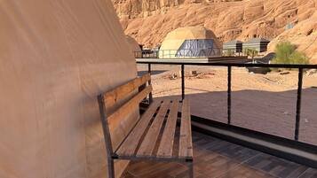 Martian Tent | Egyptian cotton sheets, pillowtop beds, blackout drapes, soundproofing