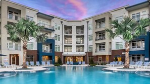 Indoor pool, outdoor pool