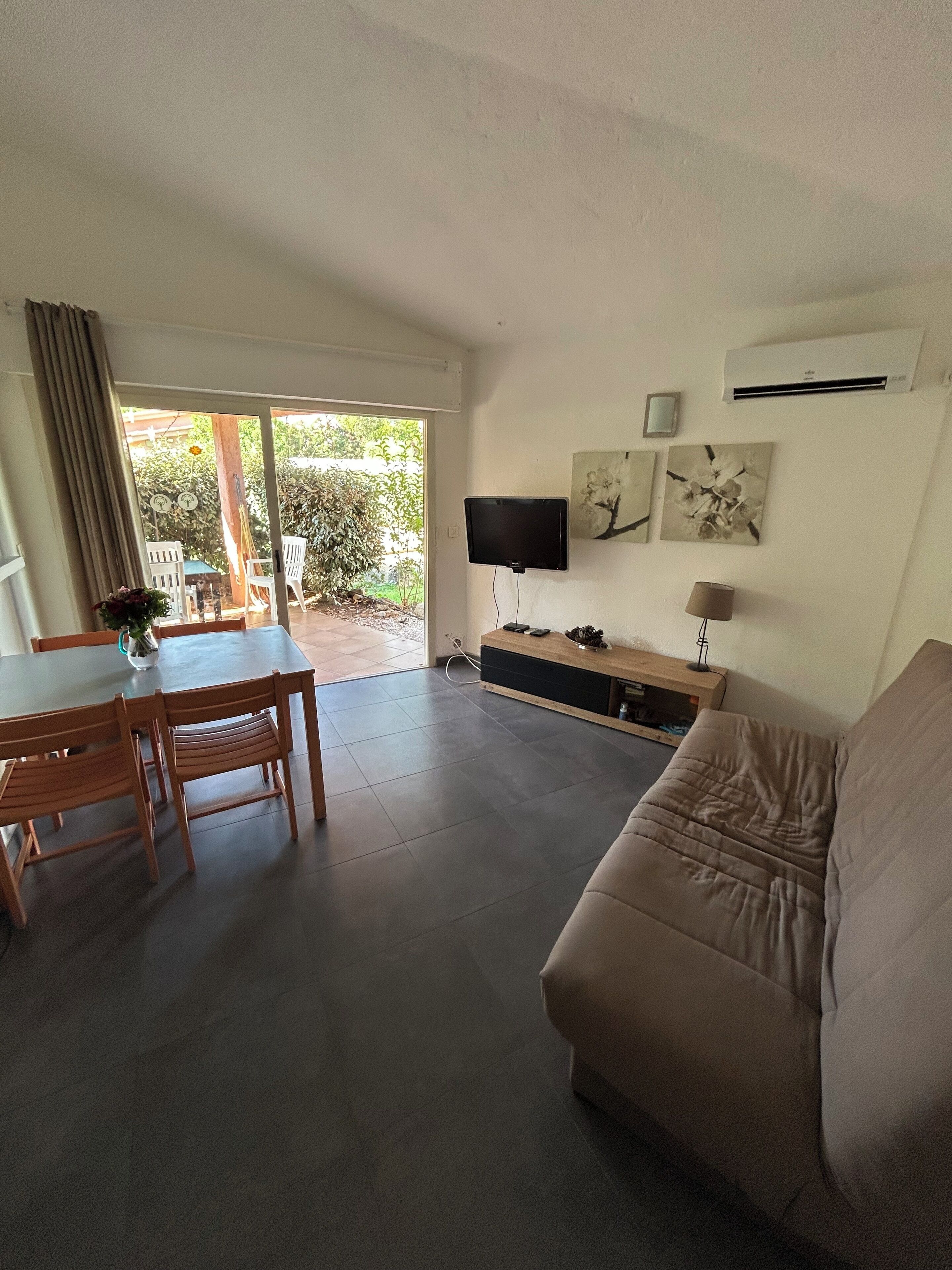 TV, foosball, table tennis