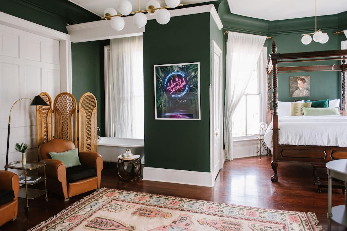 Room, 1 Queen Bed (The Merchant) | WiFi (free), individually decorated, bed sheets