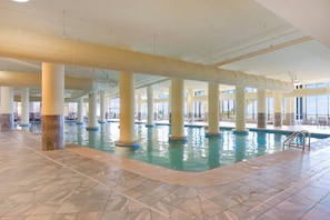 Indoor pool, a heated pool